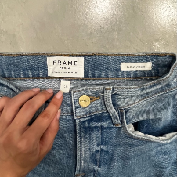Frame Straight Leg Jeans - Picture 2 of 3